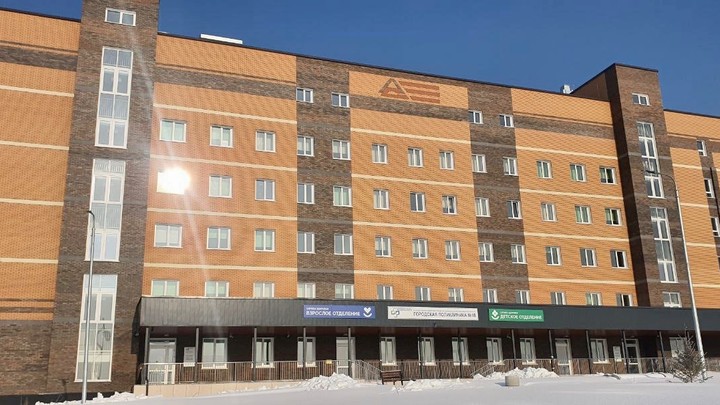 В Новосибирске готовят к открытию поликлинику на 300 посещений в день