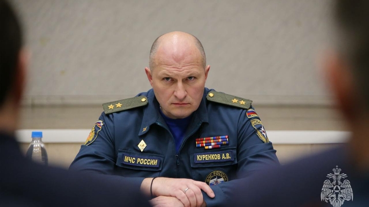 Глава МЧС Куренков снова вылетел в сгоревшие поселки в Свердловской области