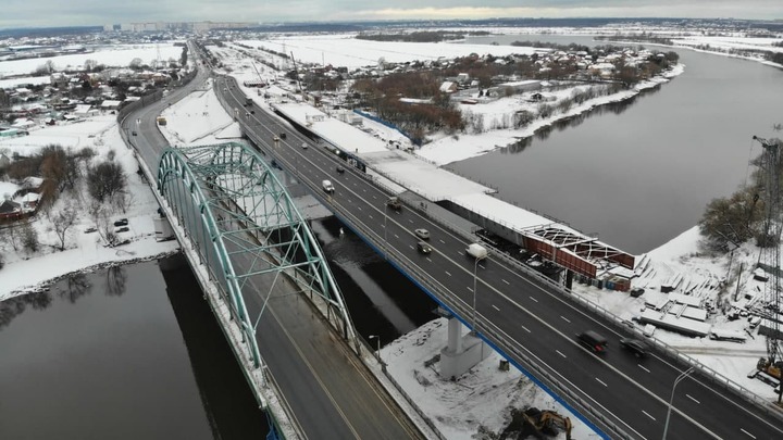 По новому мосту через Москву-реку на М-5 «Урал» пустили движение