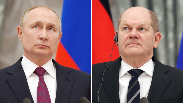 Путин и Шольц обсудили ситуацию на Украине