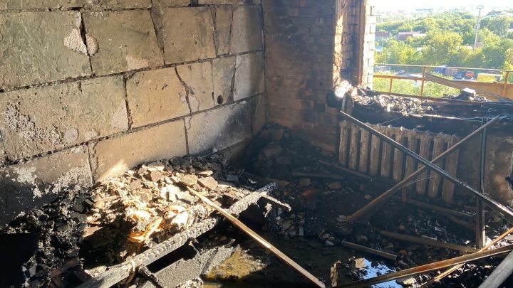 В пожаре на Краснодонской в Самаре погиб мужчина. Известна причина возгорания