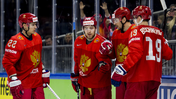 Хоккеисты России потренировалась на австрийцах