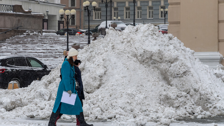 В горах Сочи выпало больше метра снега