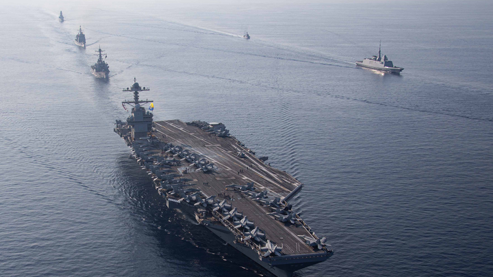 Пентагон: эсминец США Thomas Hudner был атакован дроном в Красном море