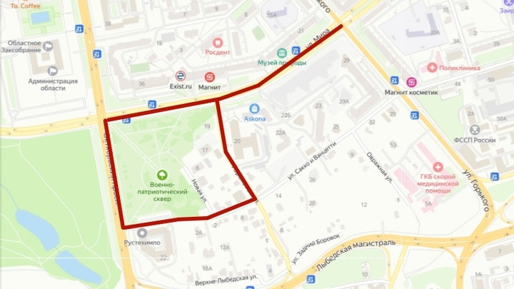 Из-за митинга в парке Патриот 22 февраля во Владимире перекроют движение (схема)