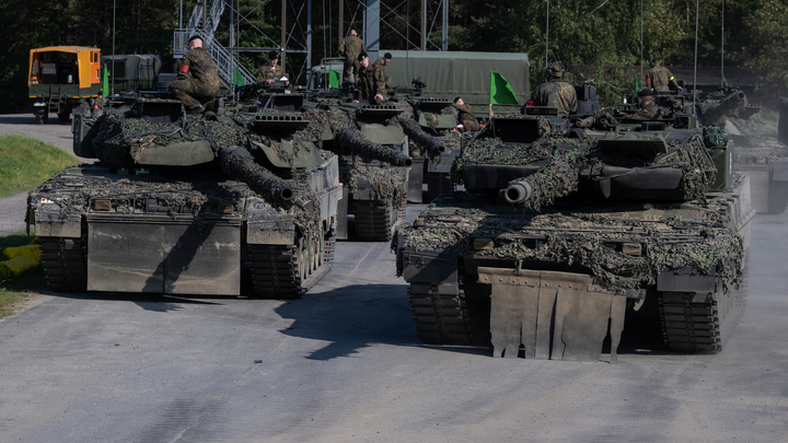 Бойцы ВС России сорвали попытку ВСУ эвакуировать подбитый танк Leopard 2