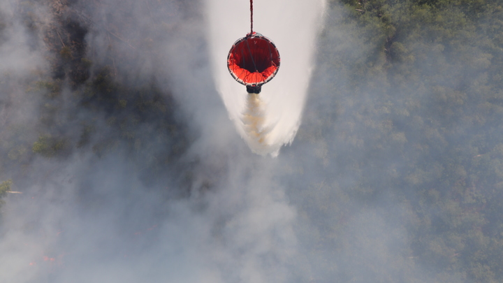 Территория активного горения леса в Воротынском районе снизилась до 30 га