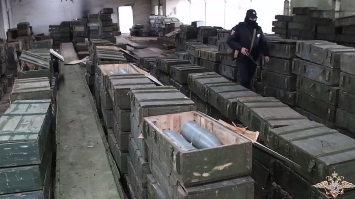 Полиция обнаружила крупный арсенал ВСУ под Чаплынкой