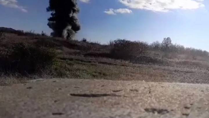 Бомбу времён Великой Отечественной войны весом 100 кг уничтожили в Новороссийске