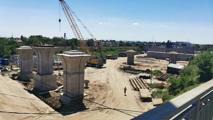 В Краснодаре завершают первый этап строительства нового Яблоновского моста