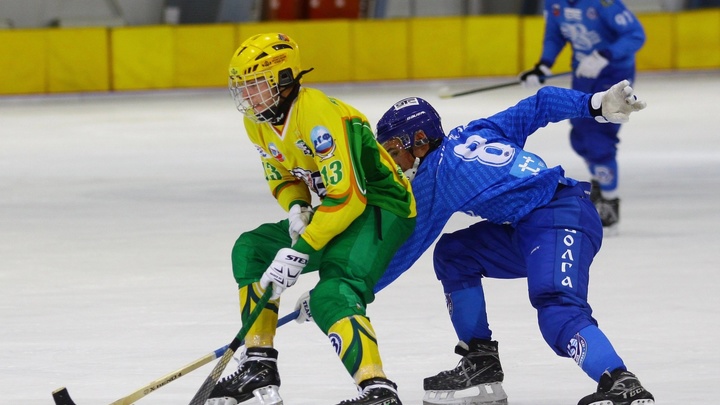 Водник разгромил ульяновскую Волгу Чемпионата России по хоккею с мячом