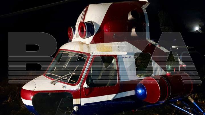 В Приморье вертолет Ми-2 оборвал линию электропередач и совершил жесткую посадку