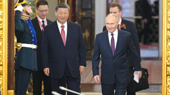 Путин поднял тост за Победу, мир и друзей России на торжественном приёме в Кремле