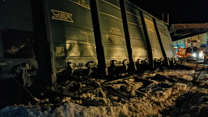 В Забайкалье по факту схода состава с углем возбуждено уголовное дело