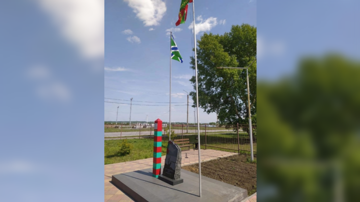 У монумента погранвойскам под Новосибирском снесли флагшток