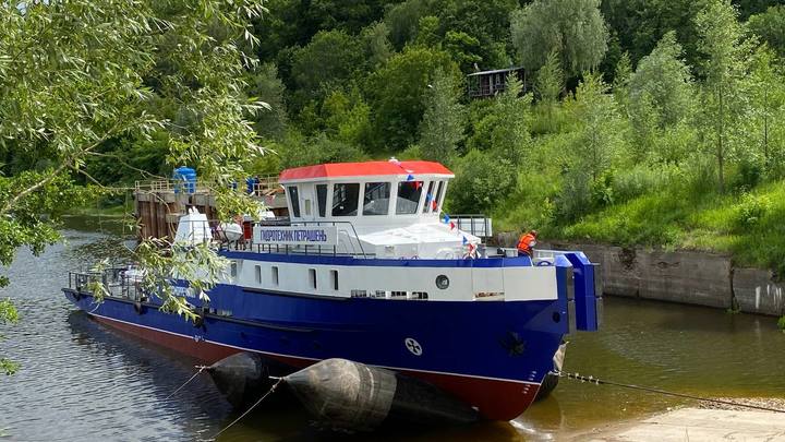 В Нижегородской области спустили на воду два обстановочных судна