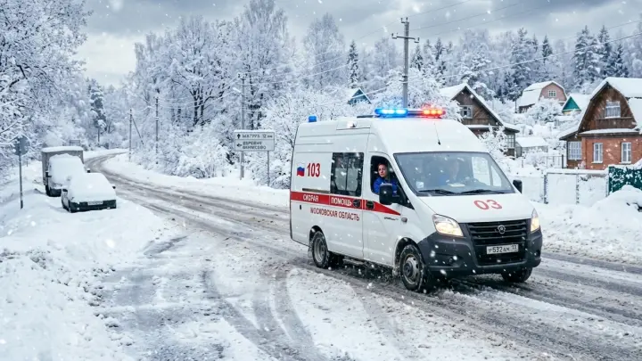 В Подмосковье лавина с крыши покалечила пенсионера