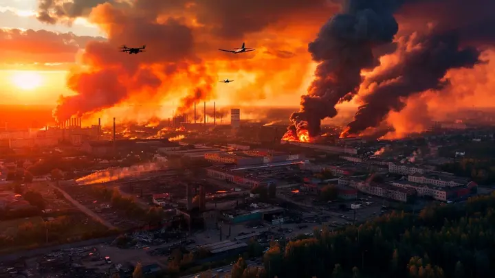 Горящий порт Усть-Луга — от создателей Паутины: Когда Россия начнёт отвечать?