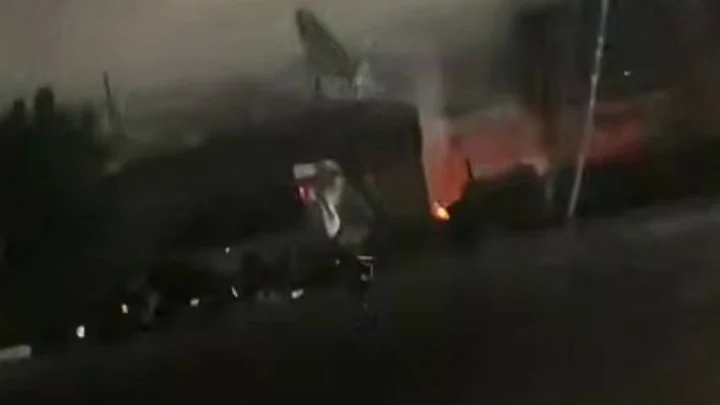 Атака дронов 17 августа на Воронежскую область: пожар на железнодорожной станции, видео