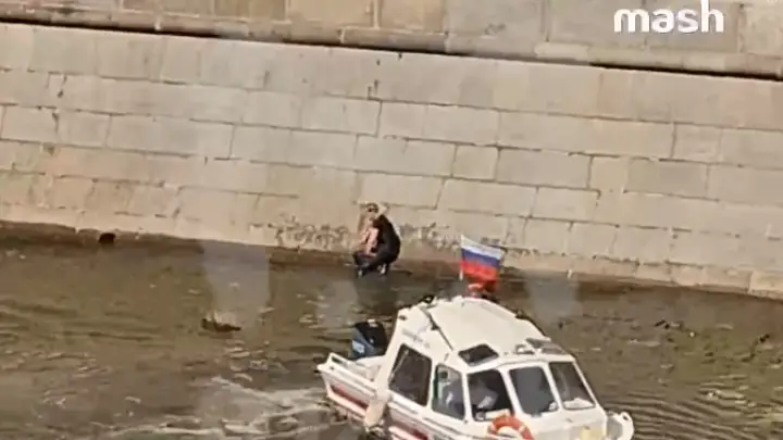 Появилось видео спасения оперного певца Юкавского из Москва-реки