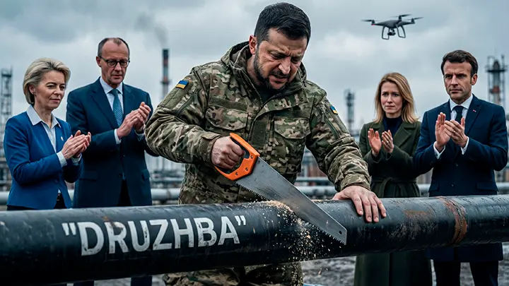 Дружба кончилась: Зеленский вырыл Европе могилу. Вот почему горят русские порты и нефтетерминалы