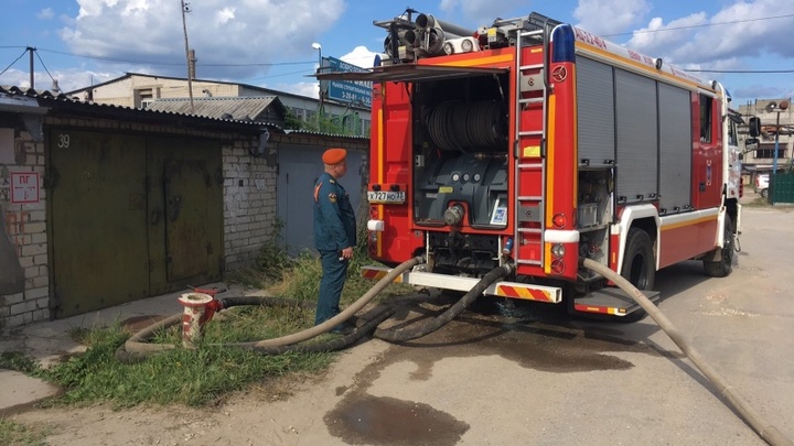 В Коврове в воскресенье горел производственный цех