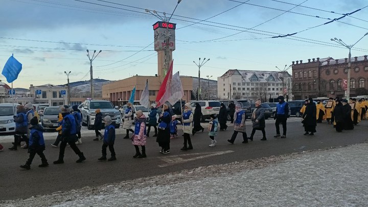 Крестный ход в честь святого Александра Невского состоялся в Чите