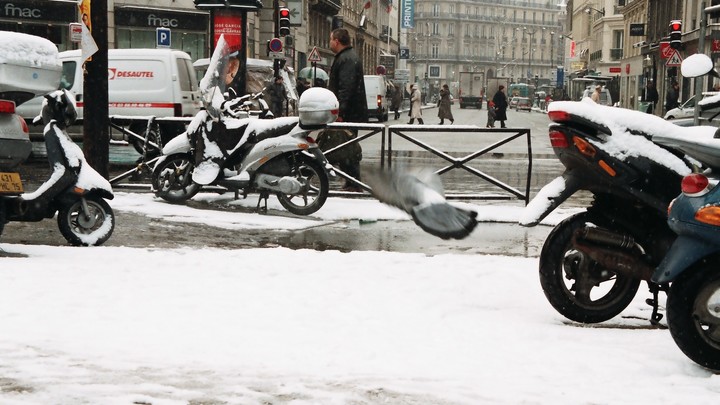 Краснодар в ночь на 11 марта засыпало снегом