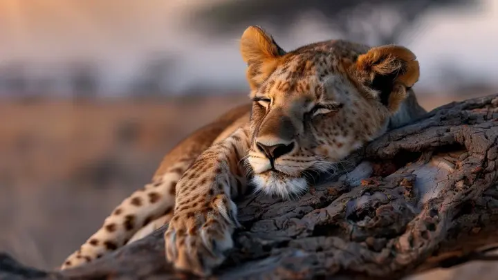 Леопард напал на новорождённую девочку и попытался утащить её в лес