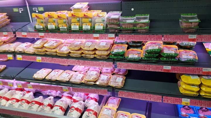 В Екатеринбурге взлетели цены на куриное мясо