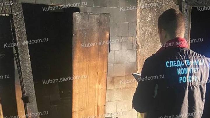На Кубани во время пожара в частном доме погибла пенсионерка