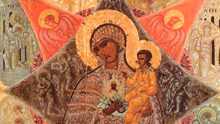 Икона Божией Матери Неопалимая Купина. Православный календарь на 17 сентября