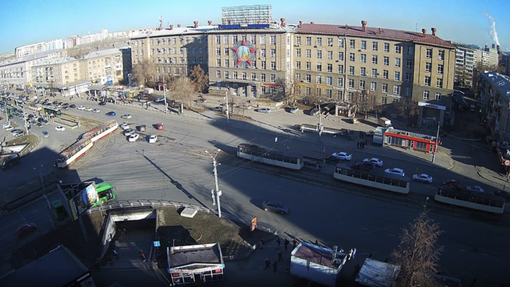 В центре Челябинска на перекрёстке, где трамваи сходят с рельсов, сделают ремонт