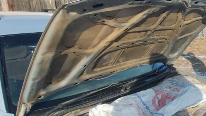 Забайкалец перевозил марихуану под обшивкой капота автомобиля