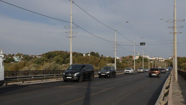 Движение по мосту через Клязьму во Владимире полностью открыто