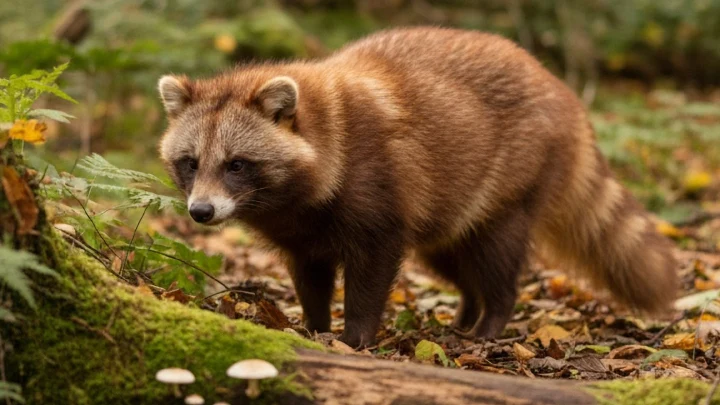 Подмосковную дачницу напугало пушистое создание с маской