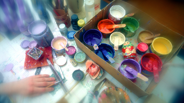 Рисуем с детьми: Пейзаж за пару минут - инструкция для идеального дерева