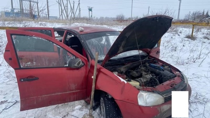 В Самарской области дети перевернулись в легковом автомобиле