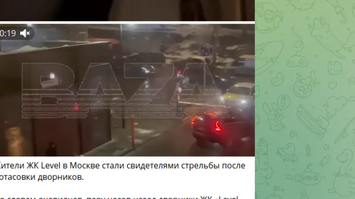 В МВД опровергли сообщение о стрельбе во время драки дворников в Москве