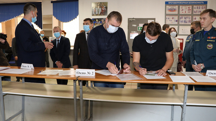 В Краснодаре прошли учения по оказанию финансовой помощи жителям, пострадавшим от ЧС