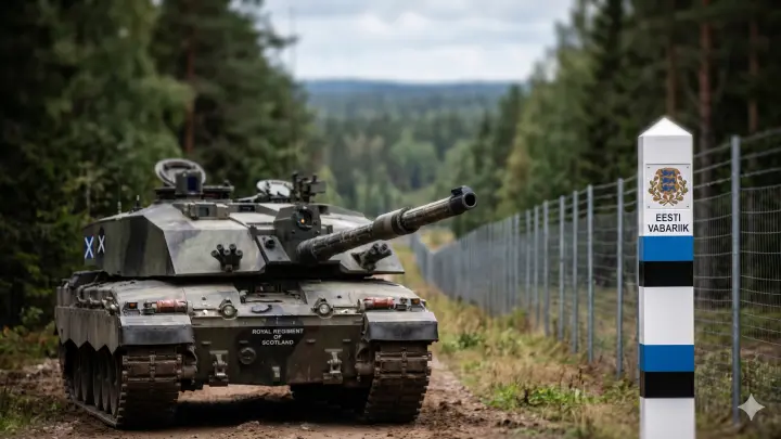 Британские танки Challenger 2 на границе Псковской области: что происходит