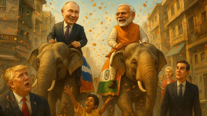 Индийский мультфильм про дуэт Путина и Моди стал хитом и набрал 1 млн просмотров