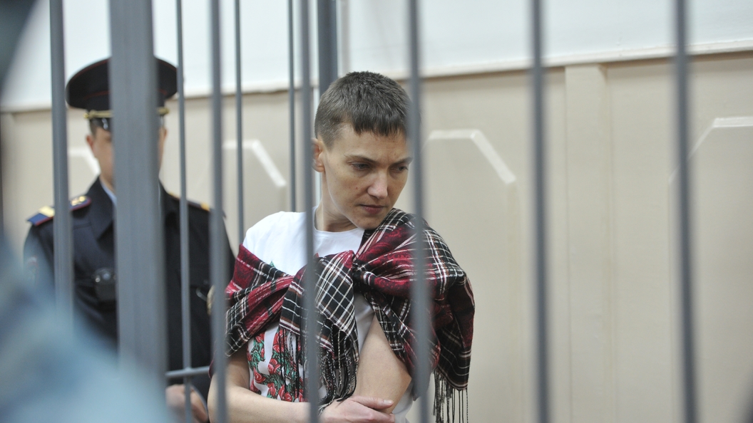 У голодающей Савченко началась кровавая тошнота