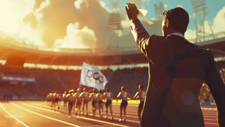 На украинском курорте возмутились мужчине в куртке Сочи-2014