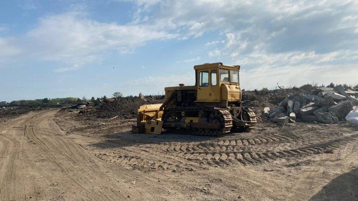 В Ленинском районе Челябинска накрыли незаконную свалку