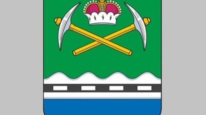 В Карымском районе утвердили официальный герб с серебряными кирками и короной