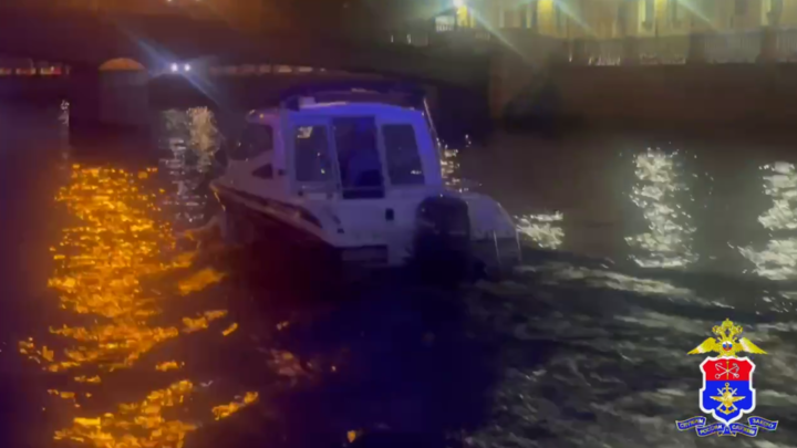 В Петербурге задержали пьяного капитана катера, дрейфующего по Фонтанке