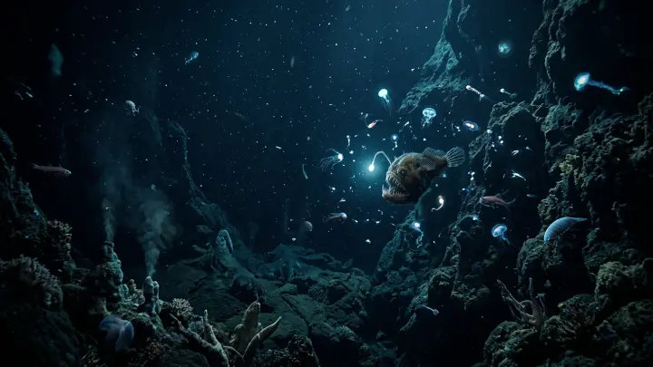 Экспедиция в Тихом океане засняла неопознанный организм на глубине 9 км