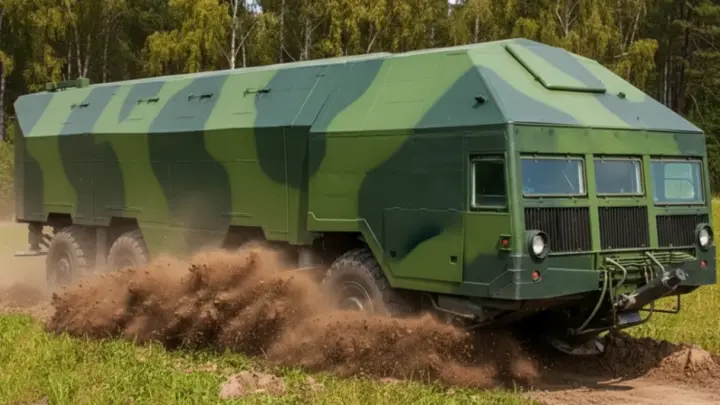 Уникальный советский бункер умел сам зарываться в землю. Почти сам