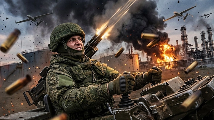Наши НПЗ и порты так и будут гореть? Расчёт ПВО осознанно палит в молоко. На пятый год СВО этот вопрос так и не решили